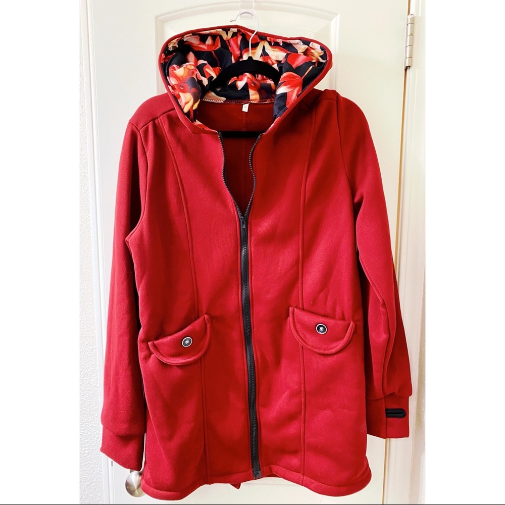 Zip up hoodie jacket